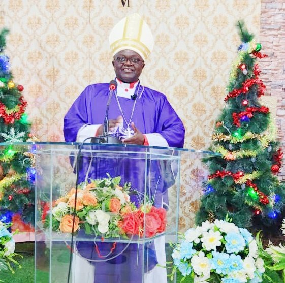 Monseigneur GBORO Evêque auxilliaire chargé de la spiritualité du Diocèse de Monts-bleus